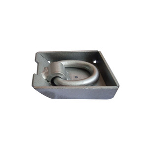 Stainless Steel Horizontal Hook 6000kgs D Type For Construction Cargo Control Accessories - Product Image 1
