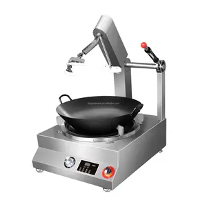 Máquina robot de cocina inteligente automática/máquina de cocina de verduras comercial Hotel comida rápida restaurante Motor astilla 220V