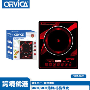 Cocina de Inducción Infrarroja Orvica ORM-1006 con Control Táctil, Placa Calefactora Eléctrica, Estándar Europeo, Electrodoméstico de Cocina - Product Image 1