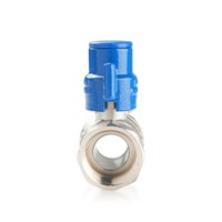Vanne à bille verrouillable BMAG PN10/PN16 1/2 pouce, vanne à bille en laiton verrouillable pour compteur d'eau