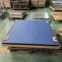 Plateforme de pesage 2,0 x 2,0 m 3t, balance au sol homologuée OIML 3 tonnes avec cellule de pesage YZC et indicateur LP7517