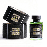 Autocollants en vinyle de luxe de haute qualité personnalisés, imperméables, avec feuille d'or, adhésif puissant pour l'emballage de parfums, de dentifrice et de produits de soin de la peau