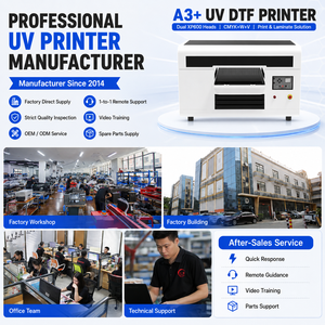 Machine d'impression UV DTF A3 Plus avec deux têtes XP600, laminateur à circulation d'encre blanche rotative et film AB - Product Image 3