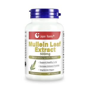 Suplemento de Extracto de Hoja de Gordolobo de Fabricante OEM para Adultos, Apoya la Salud Pulmonar, Mejora la Inmunidad, Cápsulas Herbales de Hoja de Gordolobo - Product Image 1