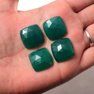 พลอยออนิกซ์สีเขียวธรรมชาติคุณภาพสูง ทรงโรสคัท แบนด้านหลัง ขนาด 3 มม.-30 มม. เปลี่ยนสีได้ ราคาขายส่งสำหรับทำเครื่องประดับ - Product Image 5