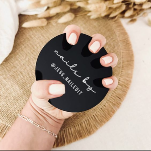 Acryl Spiegel Rond Nageltechnicus Schoonheidssalon Prop Nailfie Prop Zakelijk Teken Bedrijfslogo Nagelkunstenaar Nagel Sociale Media - Product Image 6
