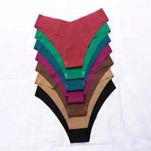 I-0138 Bragas Sexys sin Costuras para Mujer, de Seda Helada, de Cintura Baja, Transpirables, de Secado Rápido, Tanga, Ropa Interior Deportiva - Product Image 6