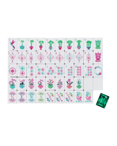 Tuiles de Mahjong en Acrylique Vert de Luxe Personnalisées, Style Américain, Durables et Résistantes à l'Eau, Cadeau Idéal pour Singapour, le Japon et la Malaisie - Product Image 4