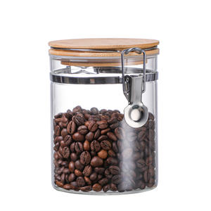 Bocal de rangement moderne en bois hermétique écologique avec couvercle verrouillable pour la confiture de bonbons ou le camping emballé dans une boîte - Product Image 4