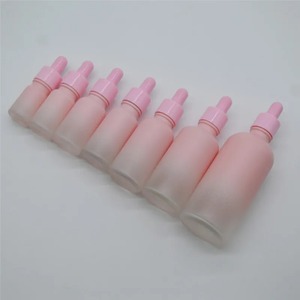 Frascos Cuentagotas de Vidrio Rosa de <span class=keywords><strong>5</strong></span>, 10, 20, 30, 50 y 100 ml, Viales con Pipeta para Aceites Esenciales, Perfumes, Sueros, Aromaterapia y Envases Cosméticos - Product Image 1