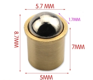LeGood brass cylinder Bumper <b>Beads</b> - Magnetic Cabinet <b>Door</b> Lock - Product Image 5