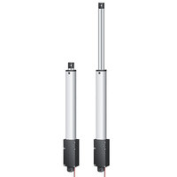 Actionneur linéaire DC haute vitesse Hoodland 150 mm/s, force 200 N, 12 V/24 V, moteur compact pour robotique et ouvre-fenêtre