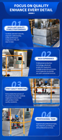 Pompe d'alimentation automatique PAM, machine de dosage chimique, système de préparation de floculant en acier inoxydable 5000L/heure pour l'eau