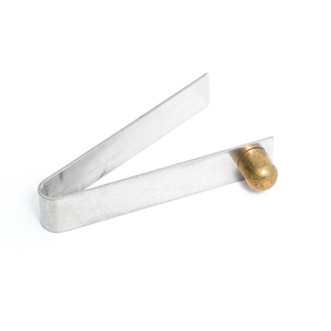 Boutons solides nickelés, clips à ressort pour meubles, bouton poussoir en forme de V pour verrouillage de tube, pour poteau de tente - Product Image 1