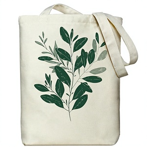 Sac fourre-tout en toile pour femmes avec longue poignée, poche zippée, sac de shopping et de voyage durable - Product Image 4