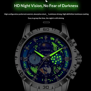 Montre à quartz <span class=keywords><strong>pour</strong></span> homme de marque haut de gamme, mode, affaires, étanche, avec date, multifonctionnelle - Product Image 4