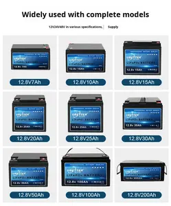 납산 배터리 대체 배터리 팩 미국 독일 재고 100% 충전식 12V 12.8V 50ah 리튬인산철 배터리 리튬인산철 200ah 48v 배터리 - Product Image 5