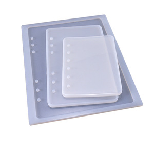 Molde de silicona para cubierta de cuaderno, tamaño A5, A6, A7, molde artesanal de resina para manualidades - Product Image 5