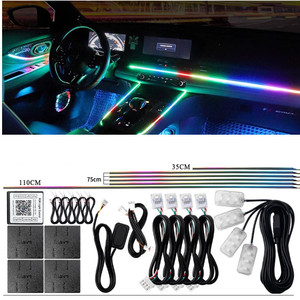 64-color ambient lighting for <b>car</b> <b>interiors</b>, including hidden LED light strips and flowing color ambient lighting. - Product Image 5
