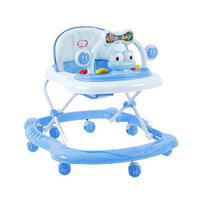Marchette à pousser pour nouveau-né avec musique légère Marchette d'apprentissage assis sur pied pour enfants Andador avec siège à roues pour Bebes