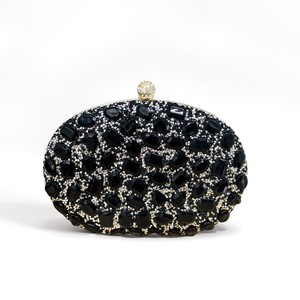 Borsa da Sera Ovale con Diamanti Grandi, <span class=keywords><strong>Pochette</strong></span> da <span class=keywords><strong>Donna</strong></span> con Strass, Borsa da Sera <span class=keywords><strong>Elegante</strong></span> - Product Image 5