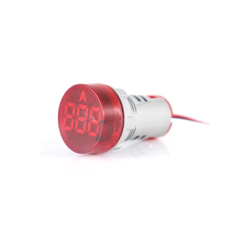 Good Price Lights 22Mm Round Led Indicator Light 0-100A Micro Plastic Durable Screen Ac Ampere Meter
