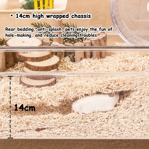Maison de Hamster de luxe, petits animaux, habitacle, Chinchillas, grand aménagement paysager, visualisation, chalet, grand bricolage, Cage de Hamster, accessoires - Product Image 5