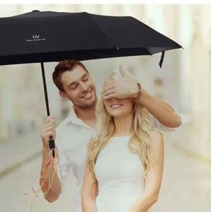 Wholesale Custom Logo Manual Uv-Proof Protection Lady <b>Folding</b> Umbrella Sun and Rain Business Promo Gift Umbrellas - Product Image 5
