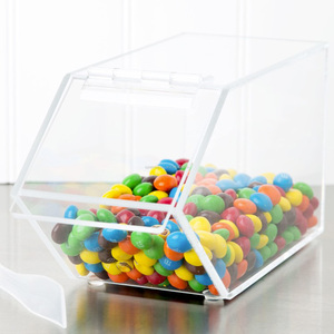 High Quality Factory Custom Clear Acrylic Stackable Candy Bins, Acrylic Candy Bins Wholesale