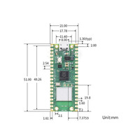 Nouvelle carte de développement électronique Shenzhen CXCW à double cœur Raspberry Pi Pico Raspberry Pi PicoW Raspberry Pie