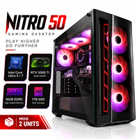 Vente en gros pour PC de jeu Acer Nitro 50 Intel Core Ultra 5 7 RTX 5060 Ti 16 Go DDR5 1 To SSD Refroidissement Liquide