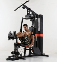 Equipo de Gimnasio Multifuncional para Entrenamiento de Fuerza, Conjunto de Ejercicio Físico Combinado para el Hogar, Estación Multifunción