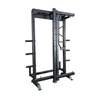 Matériel de fitness commercial en gros, rack de musculation multifonction pliable, bancs et racks de gym