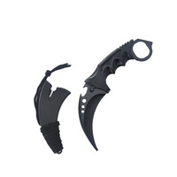 Couteau à griffes de jeu CSGO, acier 3CR13, couteau à griffes de haute dureté pour l'extérieur, couteau à griffes d'autodéfense, couteau de survie multifonctionnel pour le camping