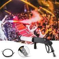 Pistolet à CO2 LED pour effets de scène - Lumières multicolores, batterie rechargeable, contrôle DMX 4 canaux