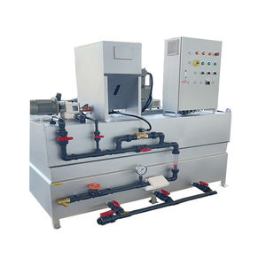 Sistema Mezclador de Floculantes <span class=keywords><strong>PAM</strong></span>/PAC con Alimentador, Bomba PLC, Material SS304, Capacidad 500-6000L/H, Motor Eléctrico para Preparación de Polímero Seco y Lodos - Product Image 2