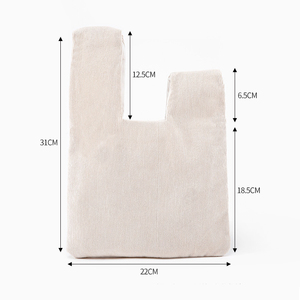 Qetesh Cổ Tay Túi <span class=keywords><strong>Mini</strong></span> Nhỏ Thời Trang Mềm Mại Vải Nhung Đơn Giản Màu Sắc Đồng Bằng Cuộc Sống Hàng Ngày Túi Xách Túi Mua Sắm - Product Image 2