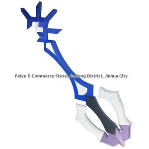 Regno cuori Mickey Mouse Sola 1-1 chiave lama oggetti di scena in bianco <span class=keywords><strong>e</strong></span> nero in metallo simulazione arma con stampa digitale - Product Image 3