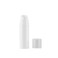 Nouvelle Offre Spéciale 15ml 10ml 5ml blanc bleu rose noir rond PP pompe cosmétique bouteille sans air en stock