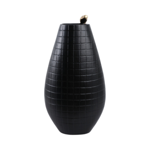 Vaso in alluminio a goccia con design a serpente per l'arredamento del soggiorno, vaso moderno per fiori con finitura testurizzata, centrotavola per ufficio. - Product Image 4