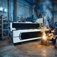 Machine de découpe laser à fibre 3015 1500W-6000W CNC à refroidissement par eau pour découpe de tôles de haute précision