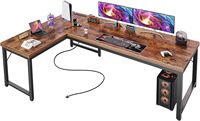Bureau de jeu RGB en direct d'usine, structure en métal en forme de T, plateau en fibre de carbone, gestion des câbles, porte-gobelet, table d'ordinateur
