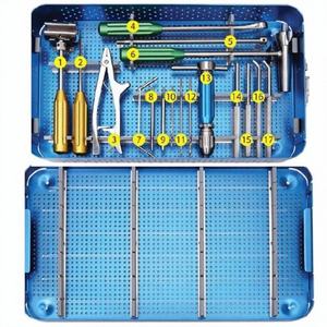 BISONS - Juego de Instrumentos Quirúrgicos Ortopédicos Manuales de Acero Inoxidable, Elásticos, para Cirugía Pediátrica y de Trauma - Product Image 1