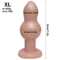 Nouveau gros gode perles d'aspiration forte énorme boule anale godemichet Anal jouets sexuels pour hommes femmes
