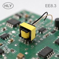 Transformateur spécial haute fréquence EE8.3, puissance personnalisable 12V 24V, fabriqué en Chine, pour diverses industries électroniques, sur mesure