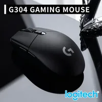 Ratón Inalámbrico para Juegos G304 para PC y Portátil, Sensor HERO 12K, Batería de Larga Duración, Diseño Portátil, Trabajo de Oficina