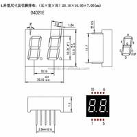 Ultra Bright 0.4 Inch 2 Digits Blue 7 Segment Led Display Digital Tube Common Cathode Anode 4201ab for Arduino Diy Project