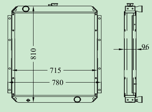Scambiatori di Calore a Piastre JSY HITA*CHI EX200 EX200-2 per Escavatori, Radiatore Olio Industriale - Product Image 6