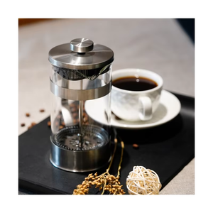 <span class=keywords><strong>Cafetière</strong></span> Écologique 350-1000ML en Verre Borosilicate avec <span class=keywords><strong>Filtre</strong></span> Réutilisable Durable pour la Maison et le Bureau Usage Quotidien - Product Image 3