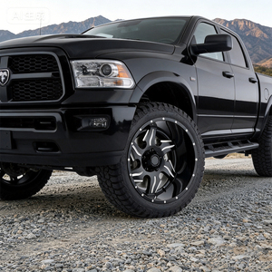 ล้อแม็กซ์อะลูมิเนียมฟอร์จสีดำ SPEED MEGA สำหรับรถกระบะ SUV ขนาด 26x12J/14J อะไหล่แต่ง ปรับปรุงใหม่ หน้าล้อกลึง CNC - Product Image 6